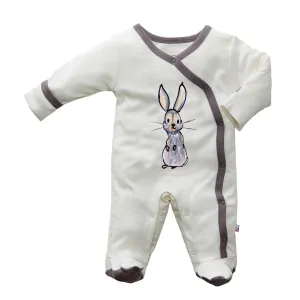 Jane Goodall Animal Print Footie - Rabbit, Thunder