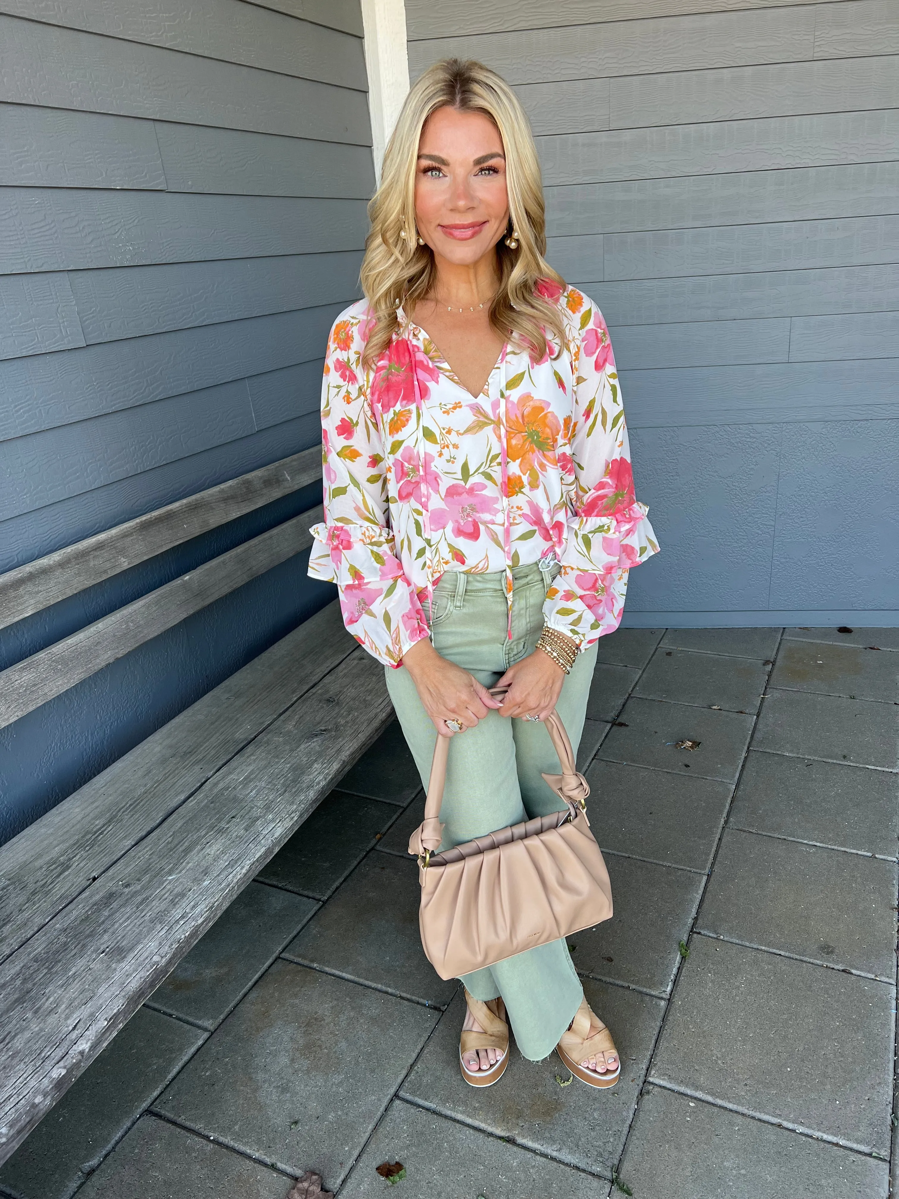 Mary Floral Blouse