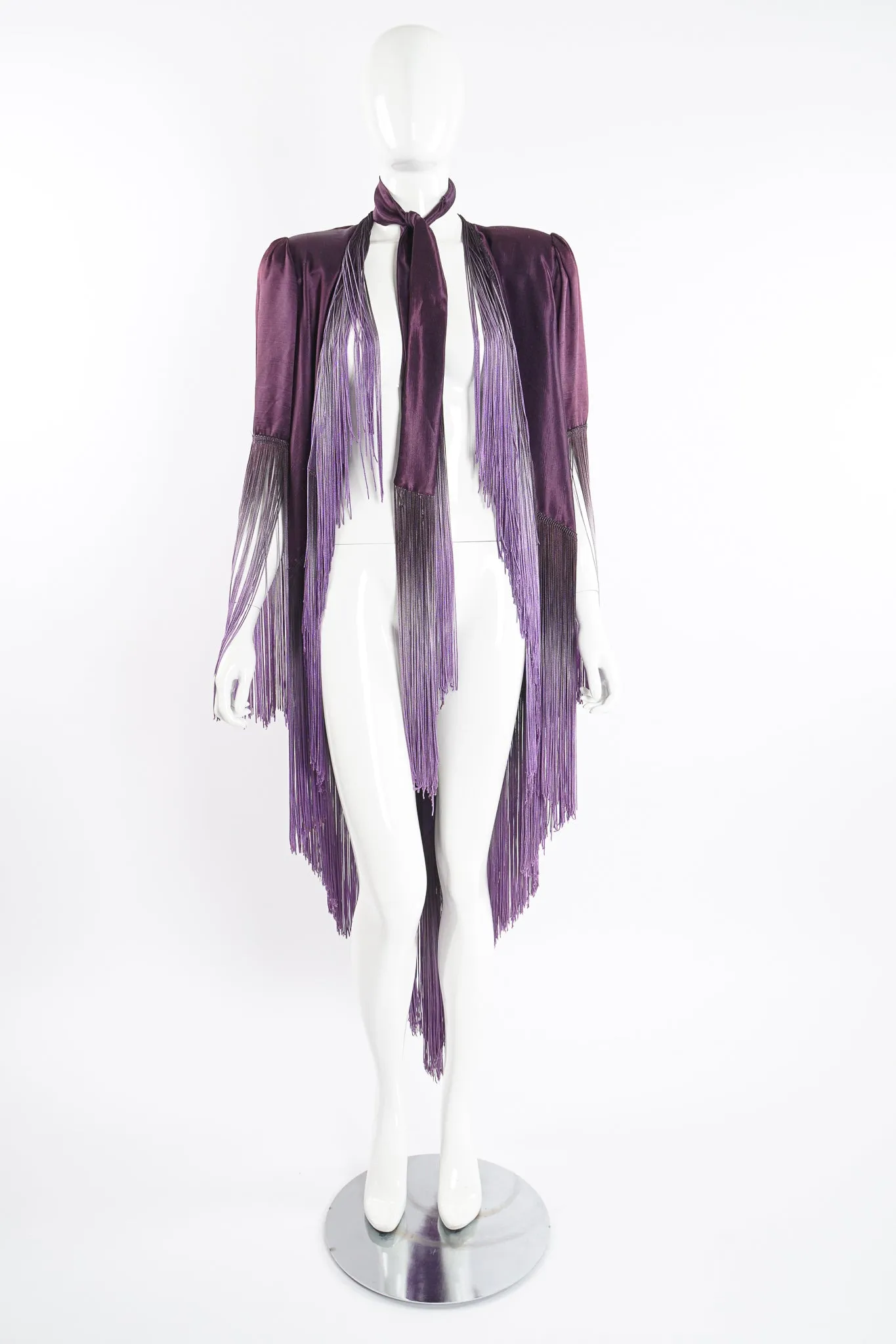Ombré Fringe Shawl Jacket