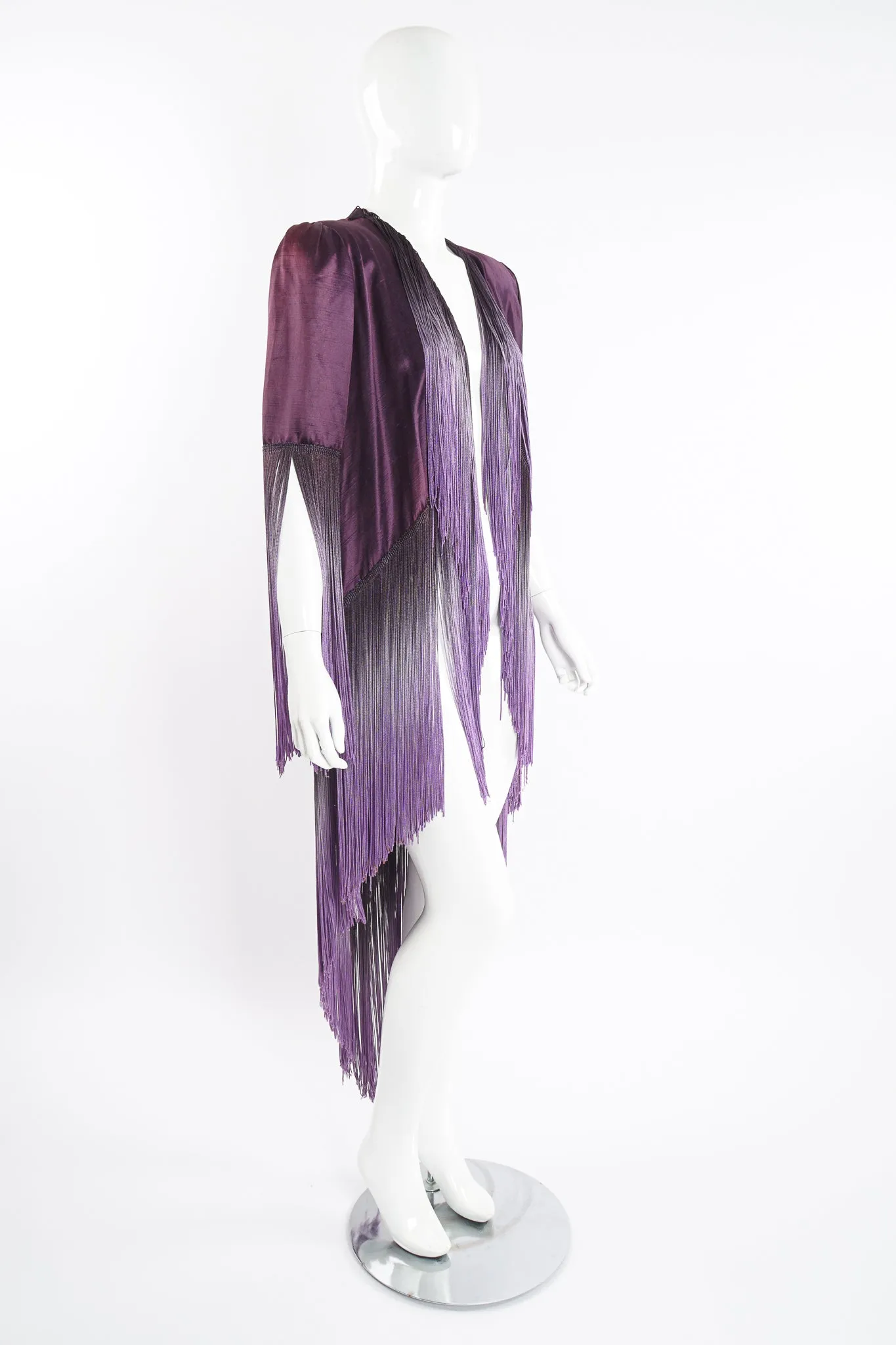 Ombré Fringe Shawl Jacket